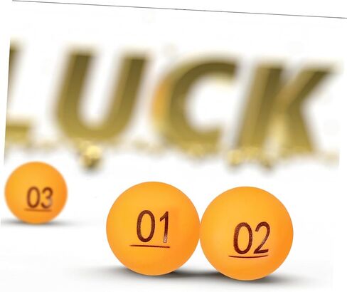 Ciieeo 30pcs Hollow Raffle Balls Bingo Ball Hollow Lottery Game for Home Parties Raffle Drawing Vibrant Colors in Kuwait