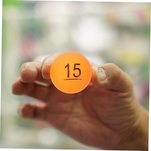 Ciieeo 30pcs Hollow Raffle Balls Bingo Ball Hollow Lottery Game for Home Parties Raffle Drawing Vibrant Colors in Kuwait