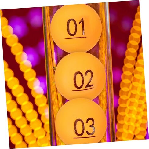 Ciieeo 30pcs Hollow Raffle Balls Bingo Ball Hollow Lottery Game for Home Parties Raffle Drawing Vibrant Colors in Kuwait