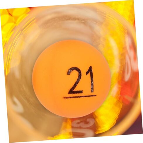 Ciieeo 30pcs Hollow Raffle Balls Bingo Ball Hollow Lottery Game for Home Parties Raffle Drawing Vibrant Colors in Kuwait