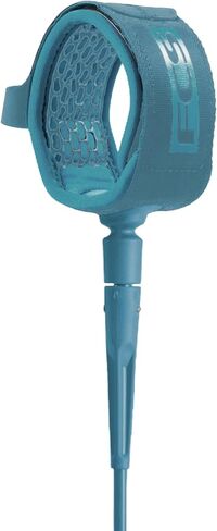 FCS 6' All Round Essential Surfboard Leash - Eclipse | Lightweight & Durable 6ft Surf Leash for 2-8ft Waves, in-Cuff Silicone Grip, Comfortable and Supportive Ankle Strap, Easy-Release Tab in Saudi Arabia