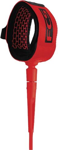 FCS 6' All Round Essential Surfboard Leash - Eclipse | Lightweight & Durable 6ft Surf Leash for 2-8ft Waves, in-Cuff Silicone Grip, Comfortable and Supportive Ankle Strap, Easy-Release Tab in Saudi Arabia