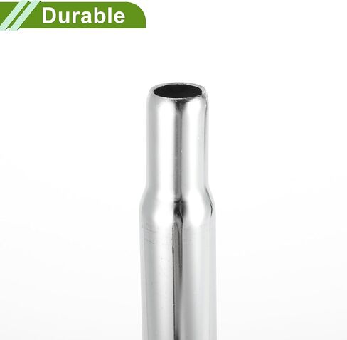 Universal 27.2x250mm Silver Tone Bike Seat Posts Durable Bike Saddle Post Seat Tube Steel 1 Pc in Saudi Arabia