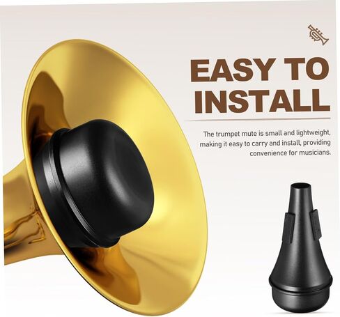 Trumpet Mute Brass Instrument Accessory Trombone Practice Mute Saxophone in Saudi Arabia