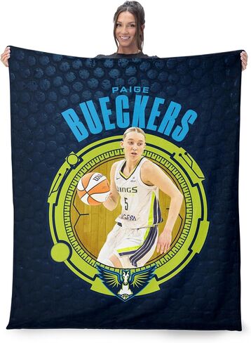 NORTHWEST WNBA Dallas Wings Paige Bueckers بطانية حريرية الملمس، 50 × 60 بوصة in Saudi Arabia