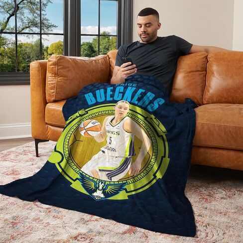 NORTHWEST WNBA Dallas Wings Paige Bueckers بطانية حريرية الملمس، 50 × 60 بوصة in Saudi Arabia