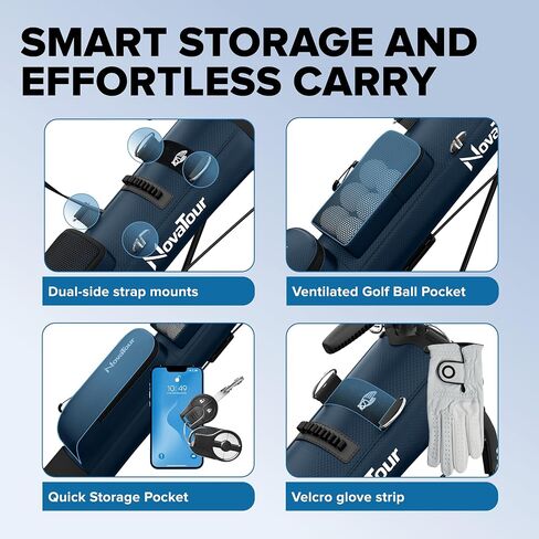 Golf Stand Bag, Ultra Lightweight, Small Golf Bag for Par 3 and Executive Courses in Saudi Arabia
