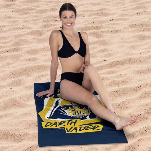 منشفة الشاطئ Northwest NCAA Michigan Wolverines Beach، 76.2 سم × 152.4 سم، دارث فيدر in Saudi Arabia