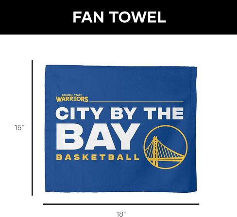 Northwest Golden State Warriors NBA City Basketball Rally Towel 18 x 15 Inches in Saudi Arabia