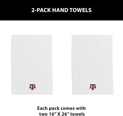 Northwest Texas A&M Aggies NCAA Team Logo Hand Towel 2 Pack 16 x 26 Inches in Saudi Arabia