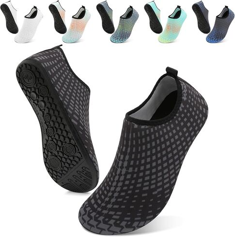 Barefoot Water Shoes for Women Men Non-Slip Yoga Socks Travel Slippers for Indoor Outdoor Beach Swim Surf Water Sport in Kuwait