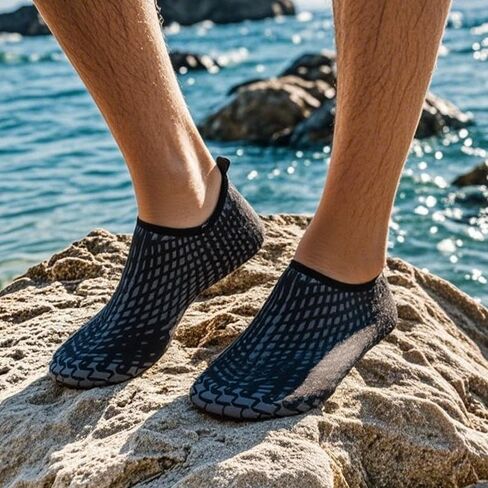 Barefoot Water Shoes for Women Men Non-Slip Yoga Socks Travel Slippers for Indoor Outdoor Beach Swim Surf Water Sport in Kuwait