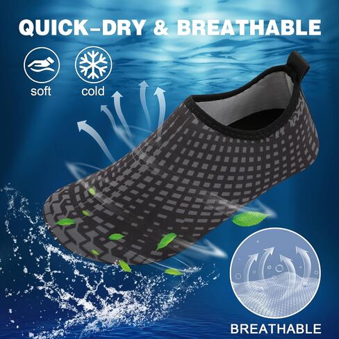 Barefoot Water Shoes for Women Men Non-Slip Yoga Socks Travel Slippers for Indoor Outdoor Beach Swim Surf Water Sport in Kuwait