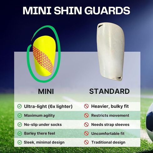 Mini Soccer Shin Guards with Design – Small Shin Pads for Adults, Mini Shinguards, Tiny Shin Guard Soccer, Flair Fútbol Shin Pads, Extra Small Shinpads | PRO-VENT in Saudi Arabia