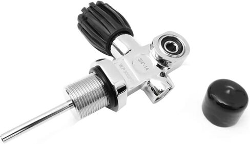 Metal High Pressure Scuba Valve Silver Water Sports Diving Tank Accessories in Saudi Arabia