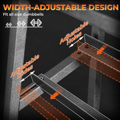 حامل وزن حامل الدمبل XL - حامل وزن قابل للتعديل للدمبل، رف تخزين صالة الألعاب الرياضية المنزلية لجرس كيتل بيل، الكرات، حامل تخزين بساط اليوجا، منظم تخزين معدات التمرين بعجلات in Kuwait