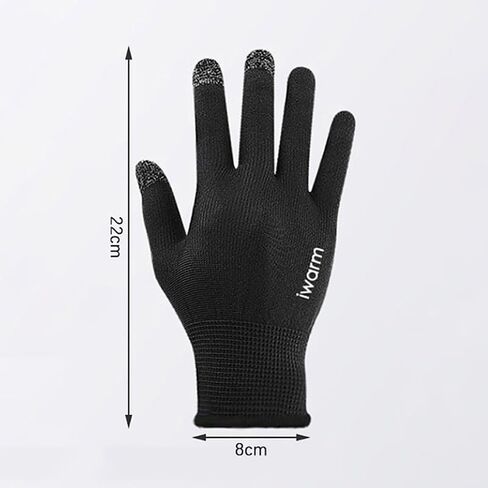 Lightweight Running Gloves, Touch Screen Anti-Slip Warm Gloves Liners for Cycling Biking Sporting Driving for Men Women in Saudi Arabia