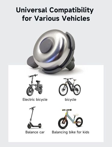Classic Bike Bell, Aluminum Bicycle Bell, Loud Crisp Clear Sound Bicycle Bike Bell for Adults in Saudi Arabia