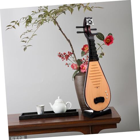 DOITOOL 1pc Vintage Chinese Lute Model Elegant Instrument Decoration for Ancient Style Photography Prop Creative Friends Family Craftsmanship in Saudi Arabia