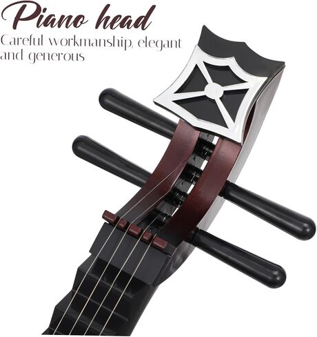DOITOOL 1pc Vintage Chinese Lute Model Elegant Instrument Decoration for Ancient Style Photography Prop Creative Friends Family Craftsmanship in Saudi Arabia