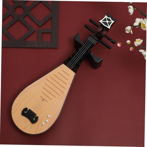 DOITOOL 1pc Vintage Chinese Lute Model Elegant Instrument Decoration for Ancient Style Photography Prop Creative Friends Family Craftsmanship in Saudi Arabia
