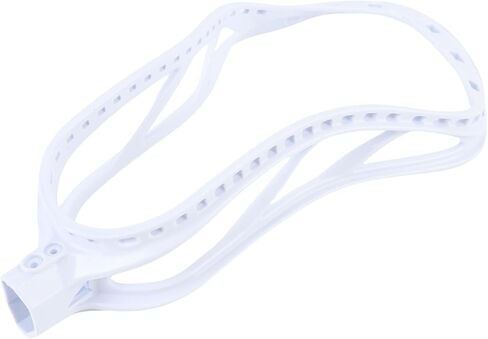 Unstrung Lacrosse Head Unstrung, Nylon High Strength Lacrosse Stick Head Replacement for Competition Sports Training, Easy Installation (White) in Saudi Arabia