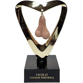 Fantasy Football Last Place Loser Trophy Funny SACKO - I Suck at Fantasy Football in Saudi Arabia