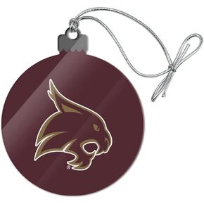 GRAPHICS & MORE Texas State University Logo Acrylic Christmas Tree Holiday Ornament in Saudi Arabia