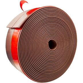 تجريد الطقس السيليكون ، 2 بوصة (W) × 20 قدمًا (L) شريط سدادة سدادة سدادة الشريط لثغرات من الأبواب والنوافذ ، باب المرآب تحت أسفل ، أبواب دش الشريط الختم ، شفافة ، شفافة in Kuwait