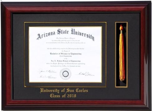 3ART DIPLOMA TASSEL Frame 8.5x11 Black/Black (Transizable) 2021 in Saudi Arabia
