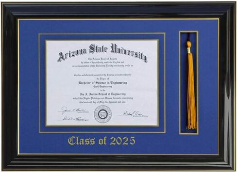 3ART DIPLOMA TASSEL Frame 8.5x11 Black/Black (Transizable) 2021 in Saudi Arabia