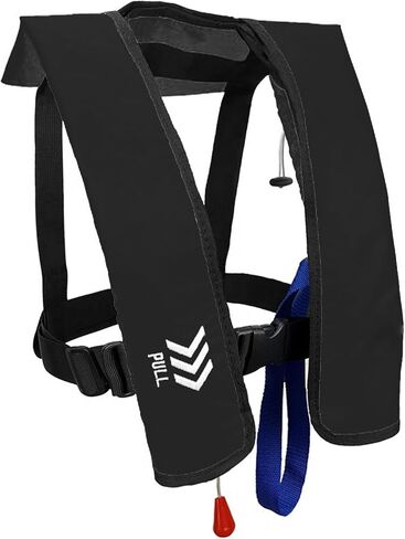 Automatic Inflatable Life Jacket|Life Vest for Adults|PFD Low Profile|Supports up to 330 lbs(YSH700) in Kuwait