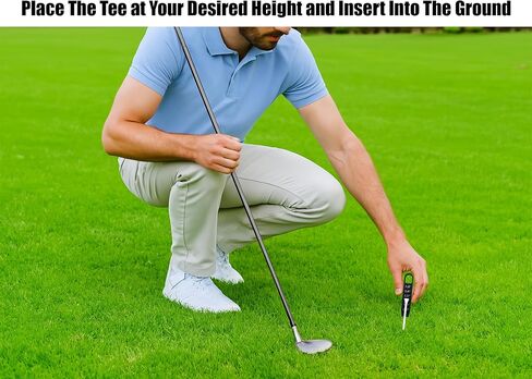 (3 Pack) Golf Tee Height Adjuster Tool for Consistent Tee Placements, Measuring Tool for Tee Height Setup in Saudi Arabia