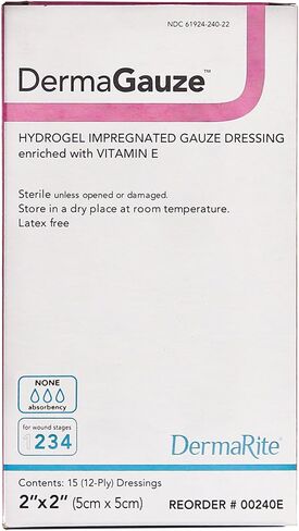 Dermagauze Hydrogel Compregned Gauze Smare in Kuwait
