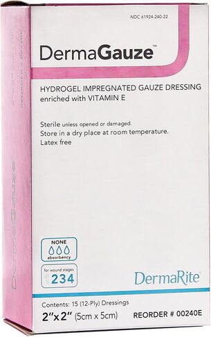 Dermagauze Hydrogel Compregned Gauze Smare in Kuwait