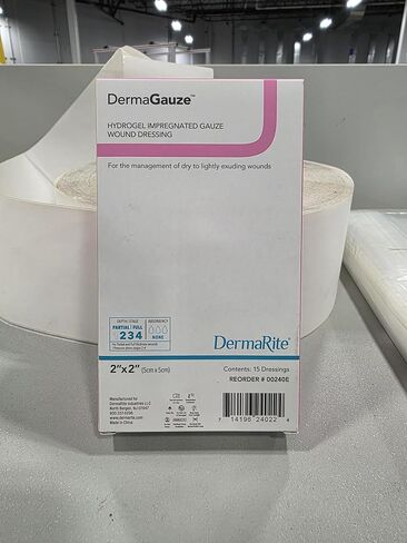 Dermagauze Hydrogel Compregned Gauze Smare in Kuwait
