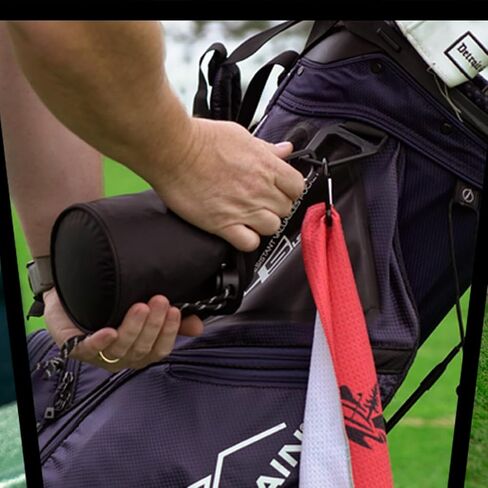 Divot Bags | Convenient Pouch to Hold Sand and Seed Mix for Fixing Divots While Golfing | Bag Easily Attaches to Golf Bag or Push Cart | Allows Golfers to Carry Divot Mix While Walking in Saudi Arabia