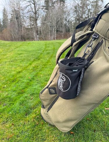 Divot Bags | Convenient Pouch to Hold Sand and Seed Mix for Fixing Divots While Golfing | Bag Easily Attaches to Golf Bag or Push Cart | Allows Golfers to Carry Divot Mix While Walking in Saudi Arabia