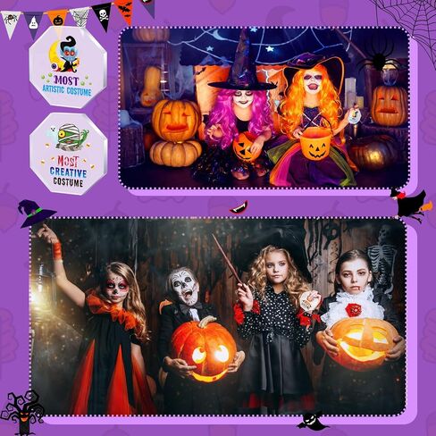 6 Pcs Halloween Acrylic Award 3.94'' Trunk or Treat Trophy Plaques Halloween Party Supplies Award Funny Trophies for Trunk or Treat Prizes Car Party Favors School Gifts in Saudi Arabia