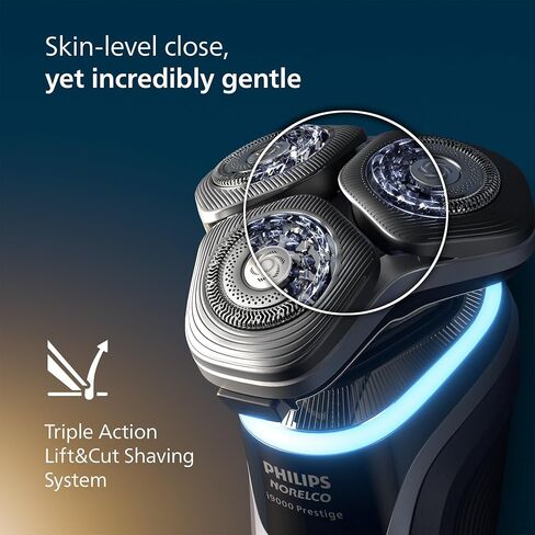 Philips Norelco Shaver 9500, S9985/84 + Philips Norelco 2pk Quick Clean Pod Replacement Cartridge, CC12/52 in Kuwait