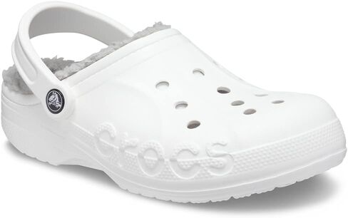 Crocs Baya Lined Clog White/Light Grey Men's 13, Women's 15 Medium in Saudi Arabia