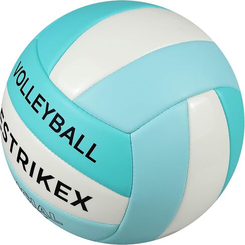 Official Size 5 Glow in The Dark Volleyball, Fluorescent Light Night Volleyball Soft Indoor Outdoor Volleyball Gift Luminous Night Light Ball for Game Gym Training Beach Play with Pump Kit in Saudi Arabia