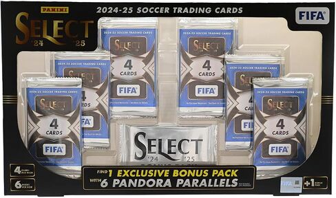 2024 2025 Panini Select FIFA Soccer Flagship Collection Trading Card Box (6 Exclusive Pandora Parallels) in Saudi Arabia