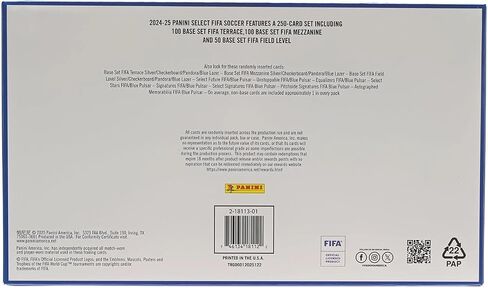 2024 2025 Panini Select FIFA Soccer Flagship Collection Trading Card Box (6 Exclusive Pandora Parallels) in Saudi Arabia