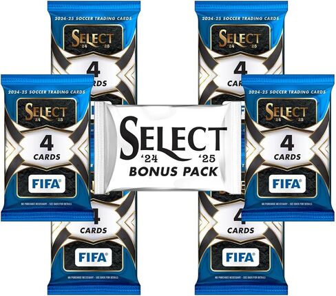 2024 2025 Panini Select FIFA Soccer Flagship Collection Trading Card Box (6 Exclusive Pandora Parallels) in Saudi Arabia