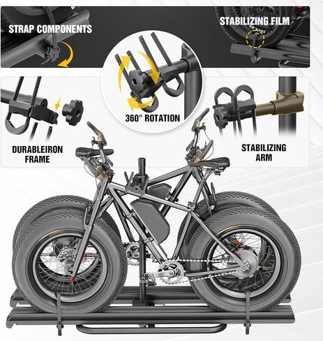 Bike Rack Cross Bar, Adjustable 23.6"-31.4" Top Tube Adapter, Oversized Diameter Crossbar Fits E-Bikes/Women's/Low-Step/Step-Through/BMX/Kids'/Full-Suspension Mountain/Cruiser/Road/Folding Bike in Saudi Arabia
