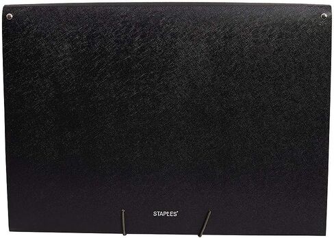 Staples Reinforced Plastic Accordion File, 13-Pocket, Letter Size, Purple (TR52015) in Saudi Arabia