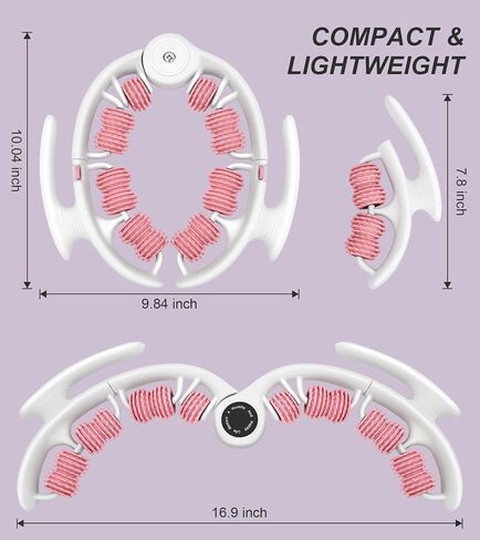 بكرة مدلك Costwell Cellulite ، مزيل السيلوليت ، مدلك الأنسجة العميقة بزاوية 360 درجة للساق ، الرقبة ، العجول ، الذراع ، الفخذين ، الظهر ، أسطوانة العضلات الرغوية ، أداة تدليك اللفافة لتخفيف العضلات. in Kuwait