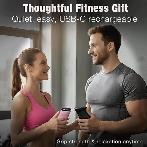 Digital Grip Strength Trainer, 0–440 lb Hand Gripper Strengthener with Real-Time Display (No Sound), 2 Modes: Test & Smart Vibration, Ergonomic Hand Grip & Forearm Strengthener, USB-C Rechargeable Hand Exerciser in Saudi Arabia