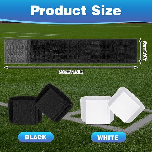 4 pcs Soccer Shin Guard Straps Anti Slip Sports Football Shin Fixed Straps Youth Legging Shin Fixed Straps Lightweight Ankle Guards for Kicking Ball Running Cycling in Saudi Arabia